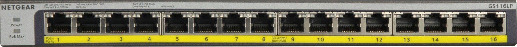 GS116LP NETGEAR Netzwerk-Switch