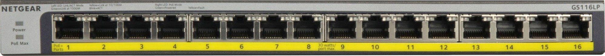 NETGEAR GS116LP Netzwerk-Switch