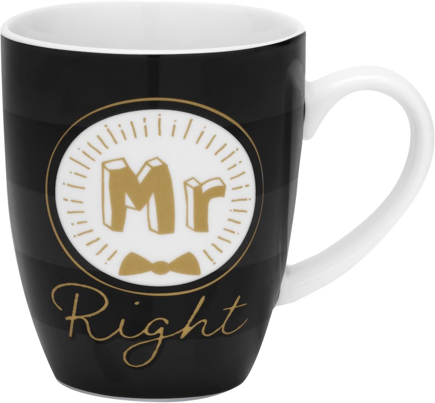 Sheepworld Tasse Tassen-Set Kaffeetasse Sheepworld Geschenkbox Geschenk Hochzeit RIGHT, Material: Porzellan