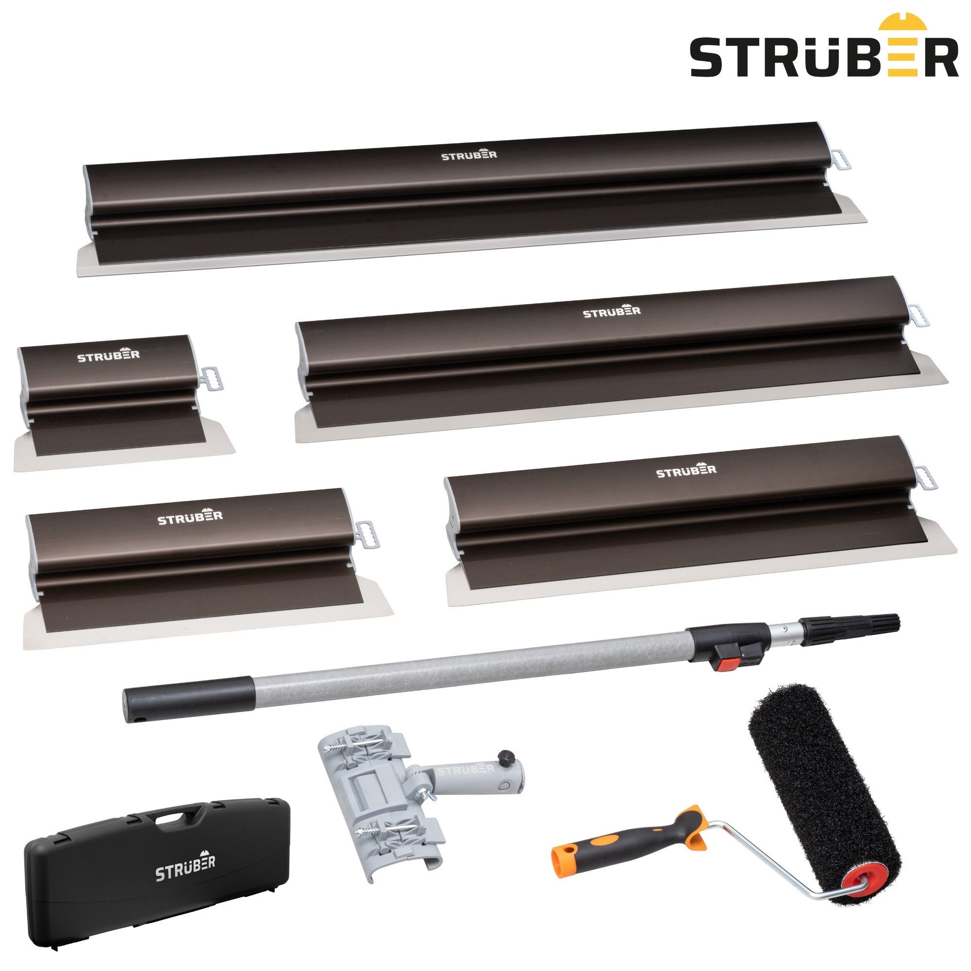 STRÜBER Flächenspachtel Flächenspachtel Set im Koffer – 9-tlg. SET (1-St)