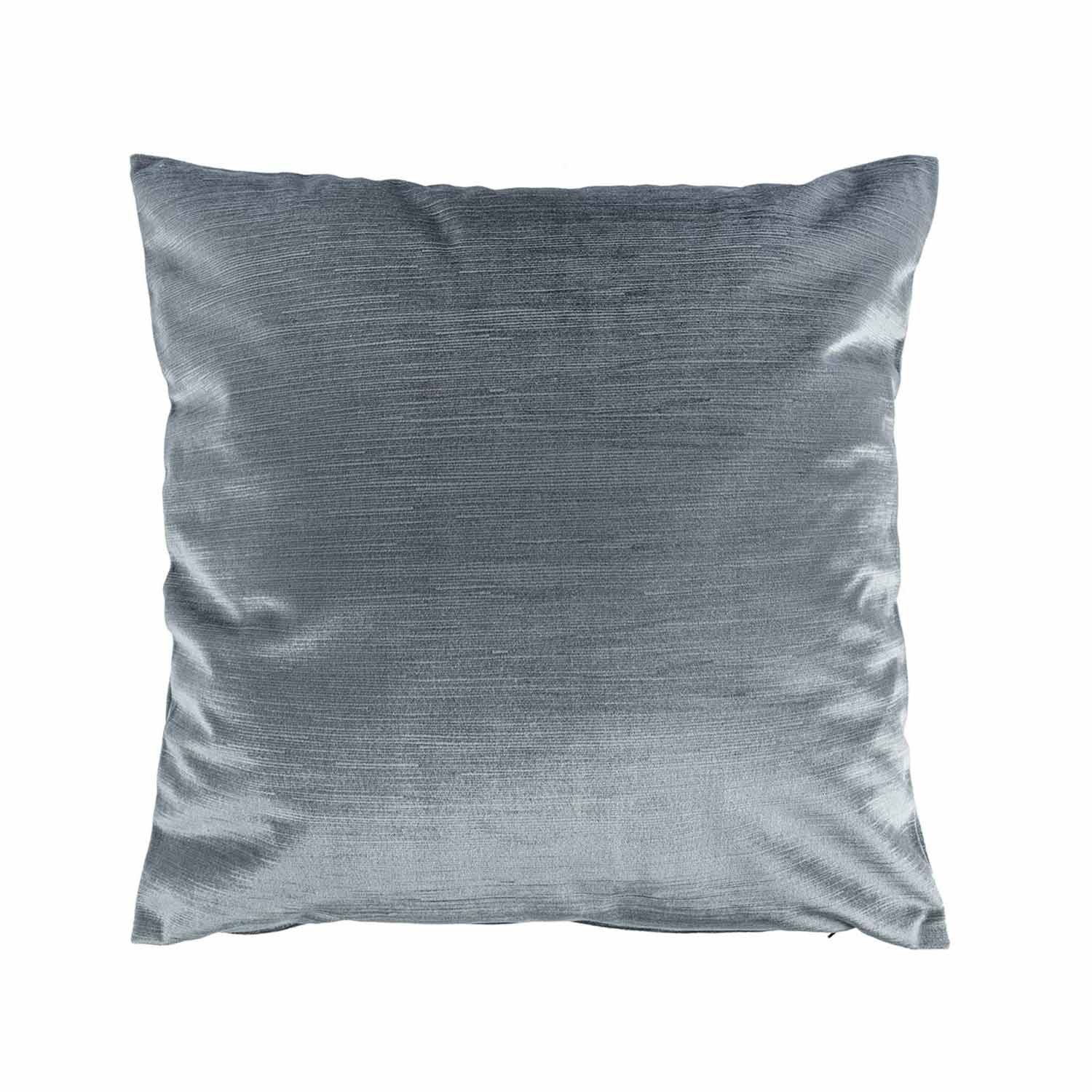 Homescapes Kissenhülle Samtkissen dunkelgrau 45 x günstig online kaufen