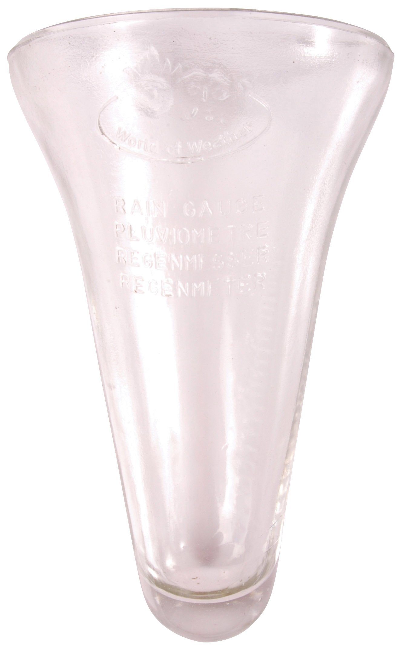 Regenmesser Esschert Design Ersatzglas für Regenmesser Niederschlag Glas mit Skala