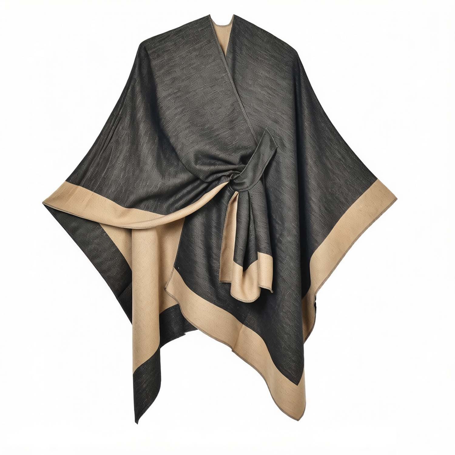Oemmn Poncho Damen Schal,Poncho,Wärmender Schal für alle Jahreszeiten