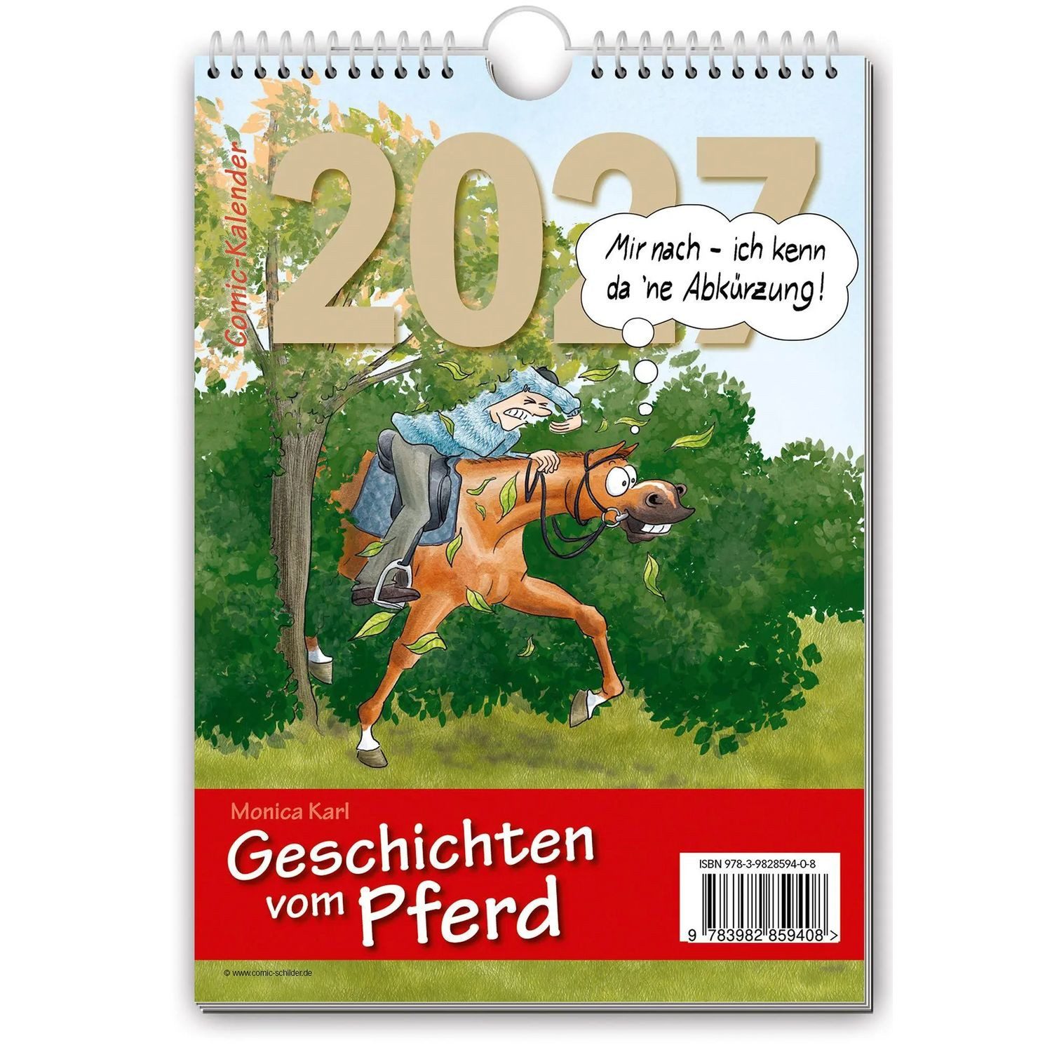 Wandkalender Geschichten vom Pferd 2027