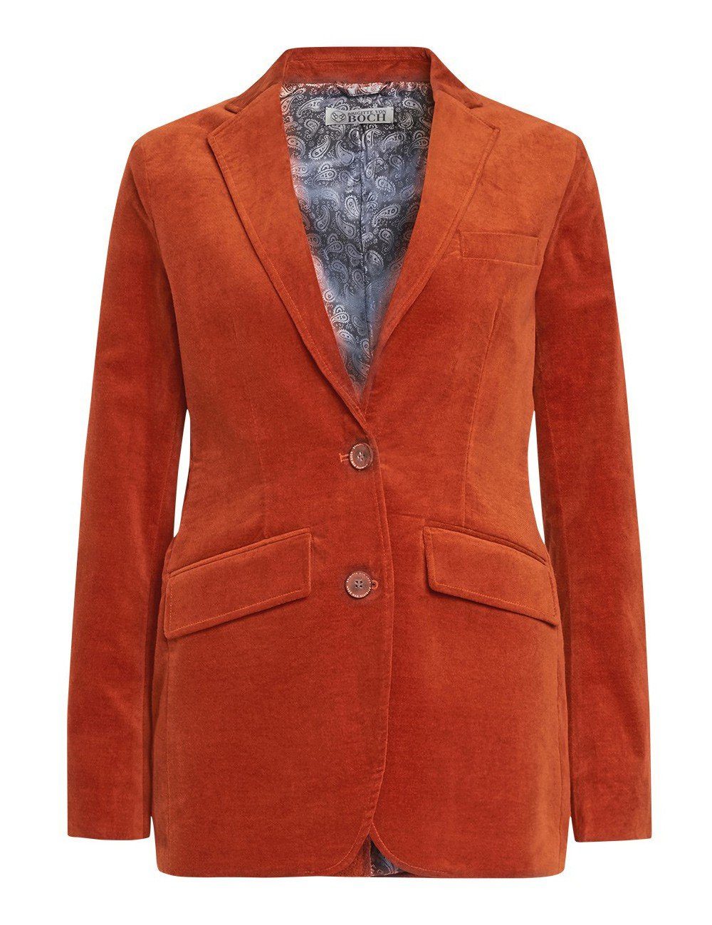 Kurzblazer Lennon Samt-Blazer safran