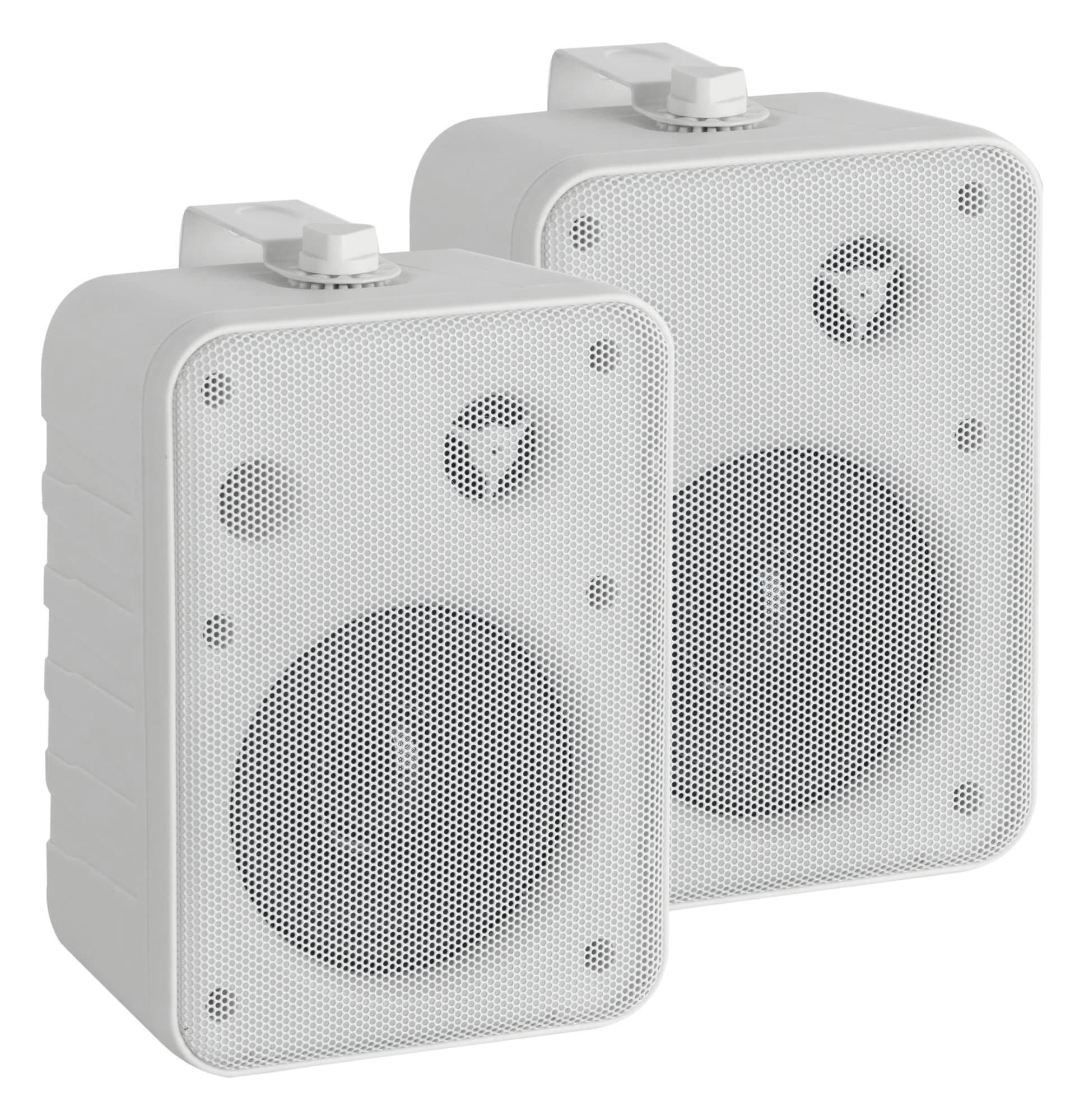 McGrey One Control MKIII HiFi-Lautsprecher - Lautsprecherboxen paar Lautsprecher (10 W, Boxen für Installation, Studio oder HiFi-Anwendung) Weiß