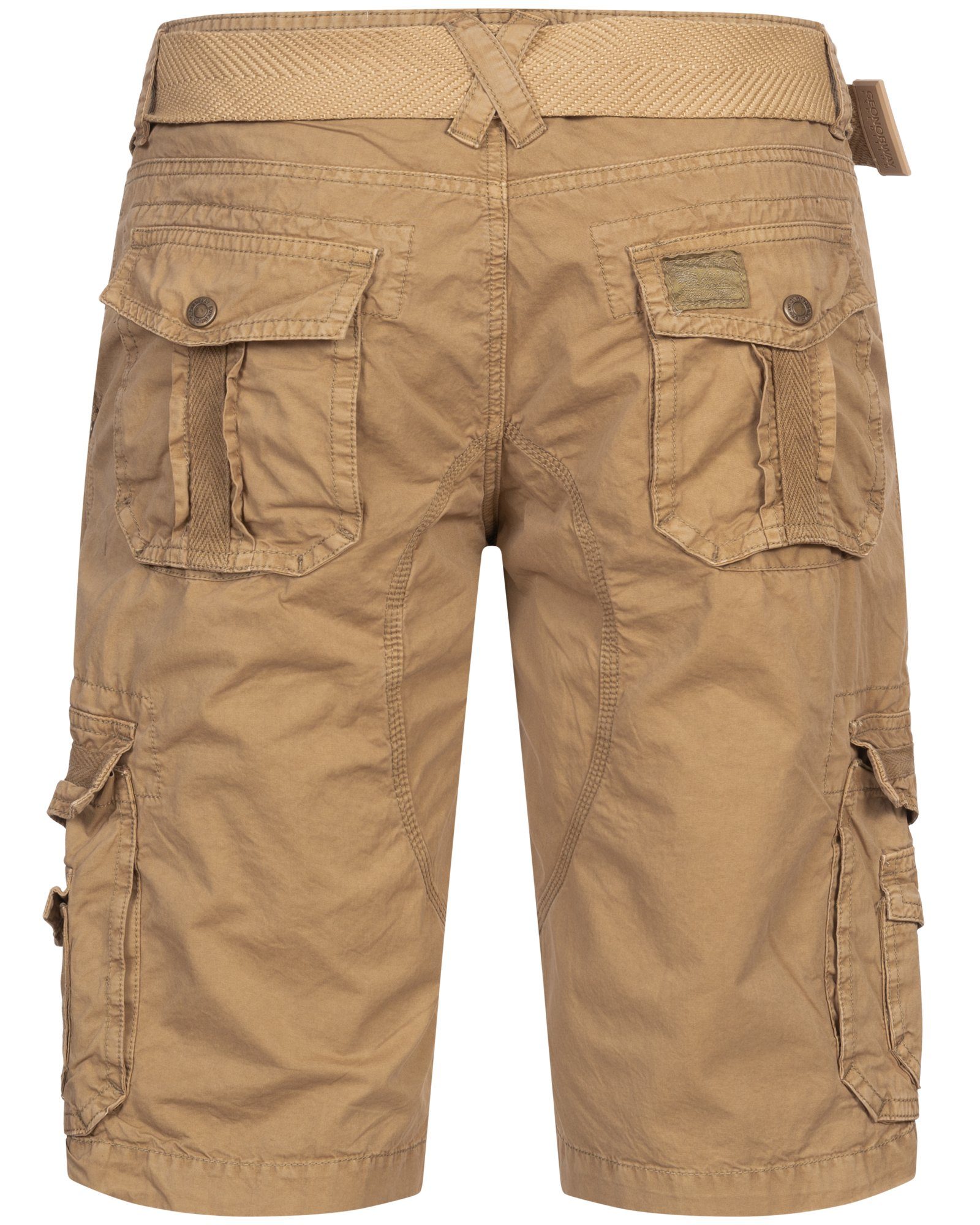 Geographical Norway Shorts Cargo Shorts kurze Hose knielang Short Bermuda Sommer Urlaub Freizeit