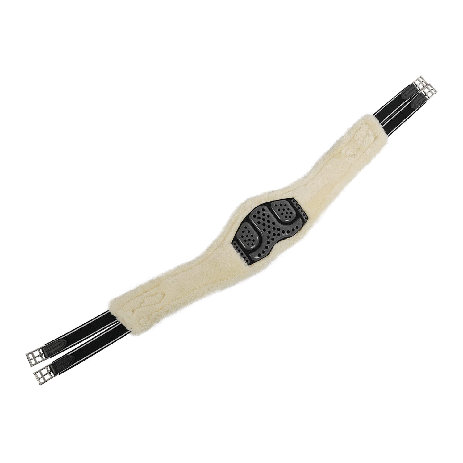 Acavallo Sattelgurte Acavallo Langgurt Anatomic PVC+Gel mit Eco-Wolle