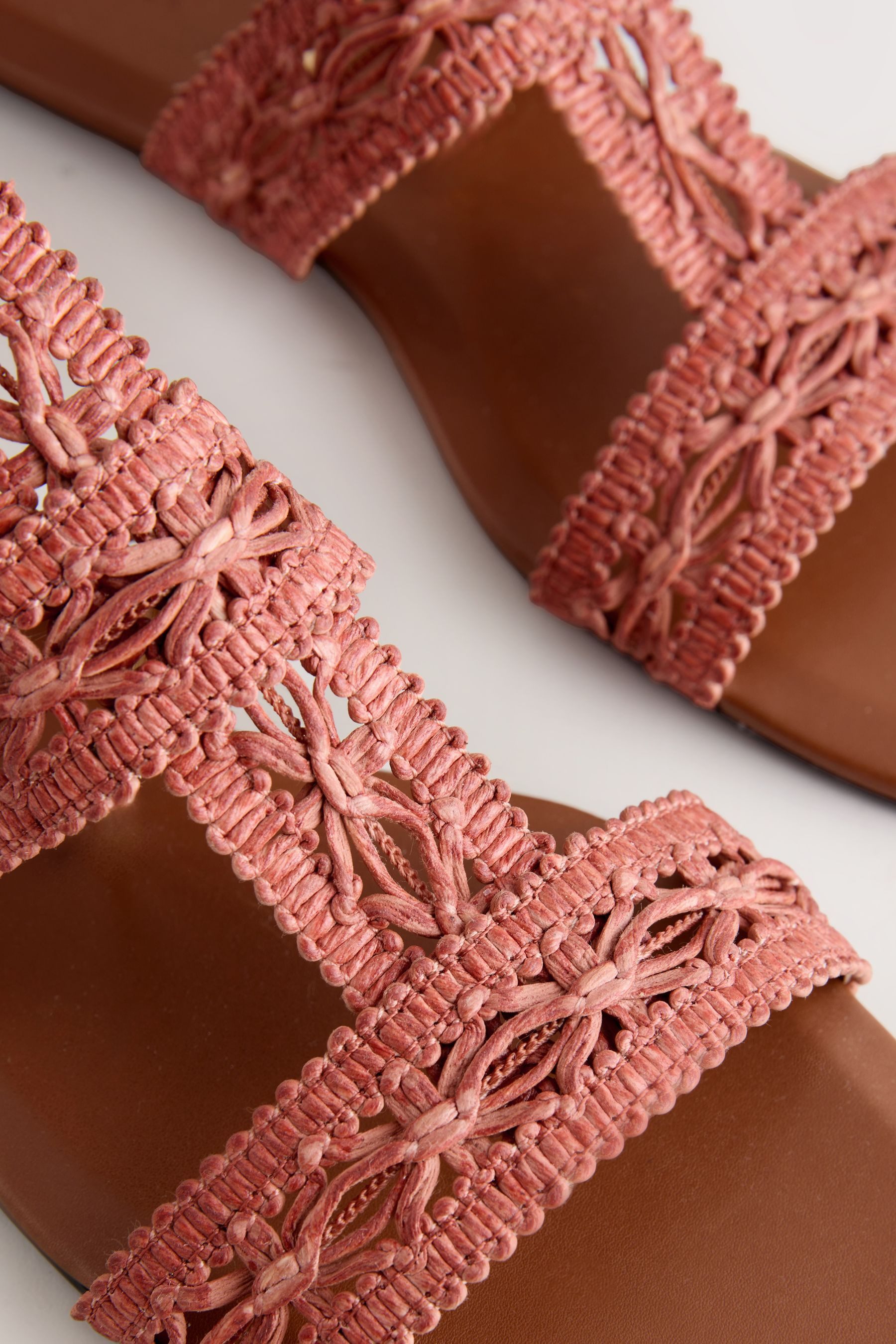 Next Forever Comfort® Raffia-Römersandalen Römersandale