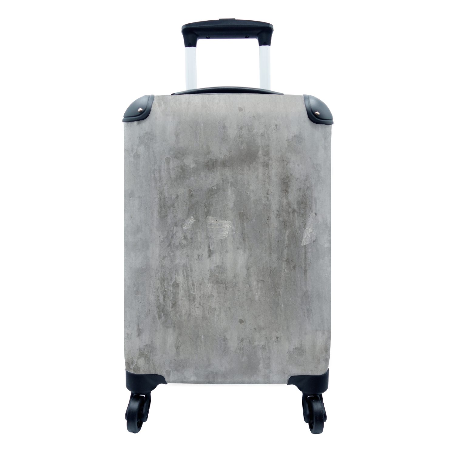 MuchoWow Handgepäckkoffer Rost - Beton - Muster, 4 Rollen, Reisetasche mit rollen, Handgepäck für Ferien, Trolley, Reisekoffer