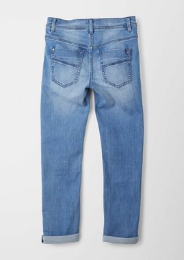s.Oliver 5-Pocket-Jeans Seattle: Jeans mit Used-Details Waschung