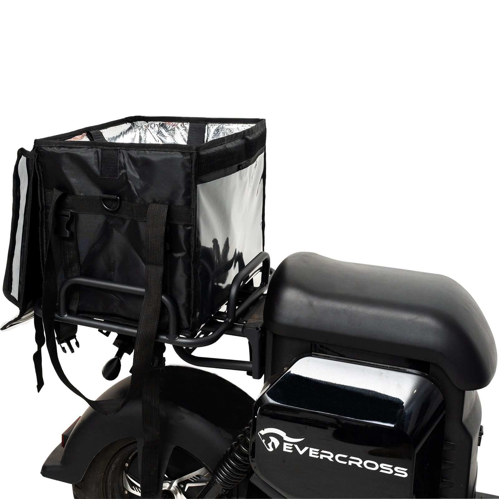 EVERCROSS TECH E-Motorroller 702, 60V-30Ah Lithium, AM-Führerschein, 2000 Watt, 85KM, 45 km/h, 2000,00 W, 45 km/h, LED-Anzeige, Blinker, Funkschlüssel, Alarmanlage, Doppelstoßdämpfer