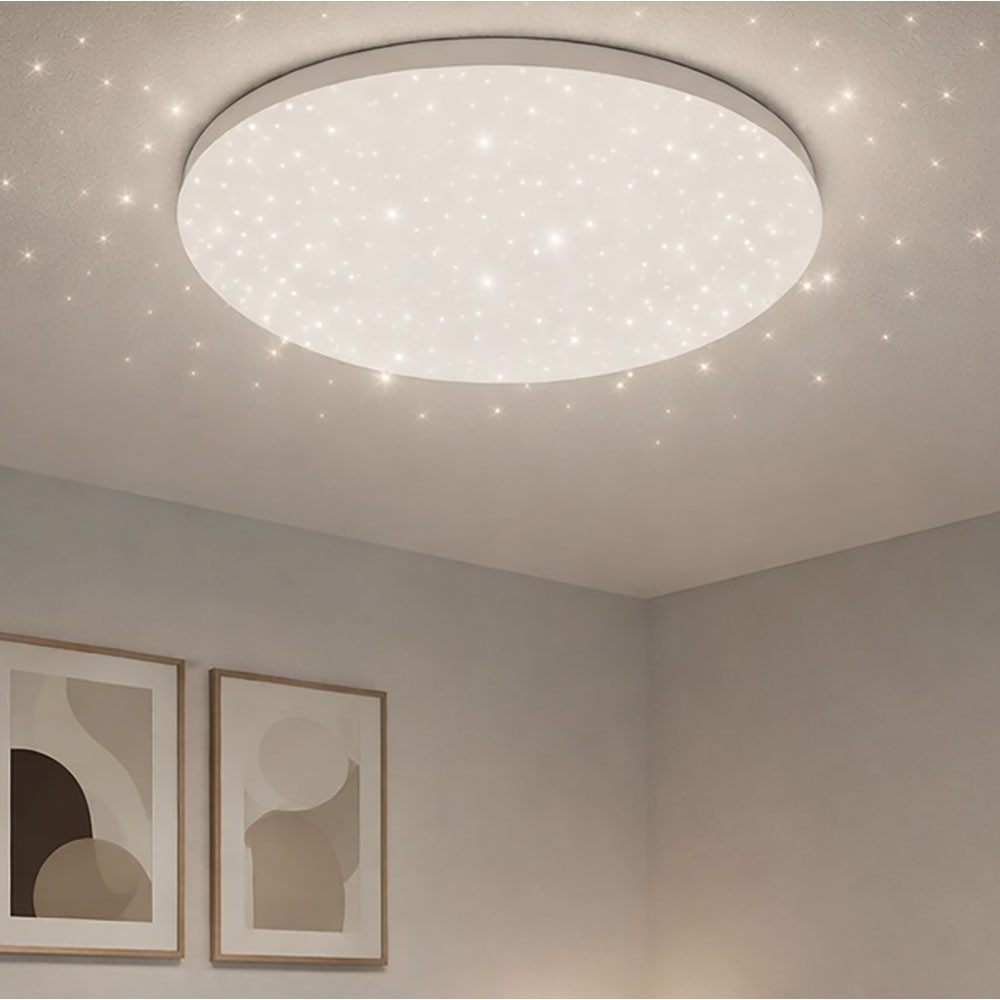 V-TAC LED-Sternenhimmel, LED-Leuchtmittel fest verbaut, Neutralweiß, LED Deckenleuchte Deckenlampe Wohnzimmerleuchte Sternenhimmel