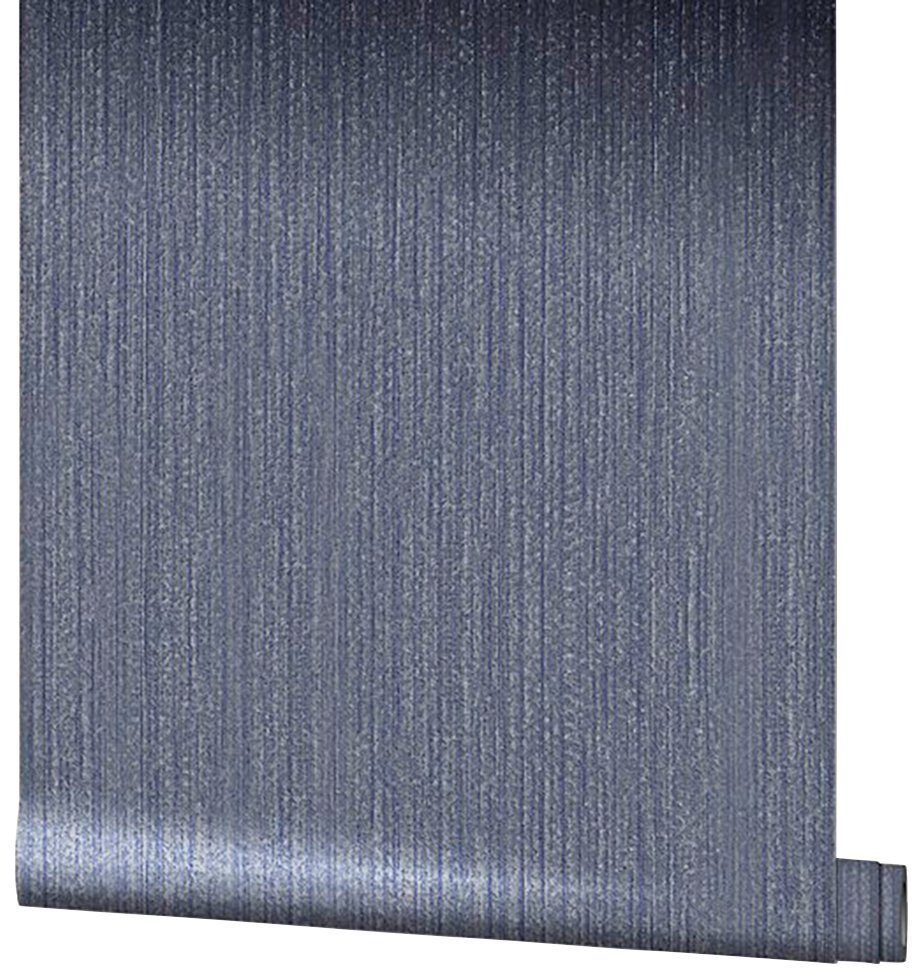 SCHÖNER WOHNEN-Kollektion Vliestapete, realistisch, 0,53 Meter 10,05 dunkelblau x