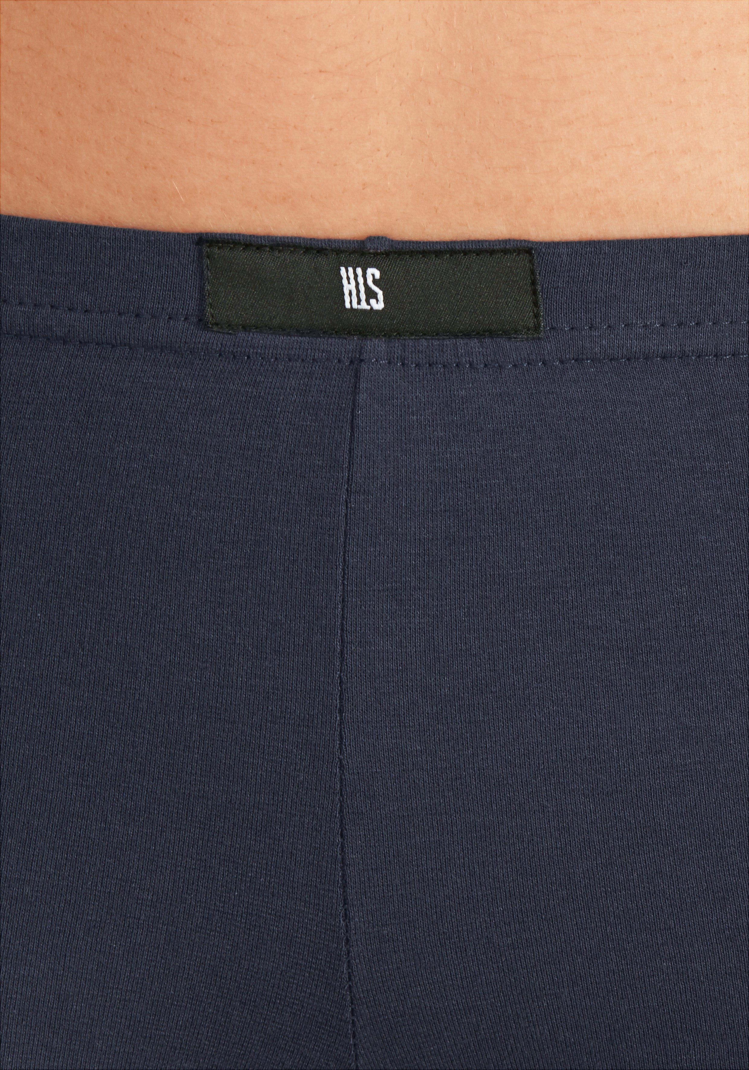 H.I.S Panty (Packung, 4-St) aus marine, grau-meliert, rot blau, Baumwoll-Qualität elastischer