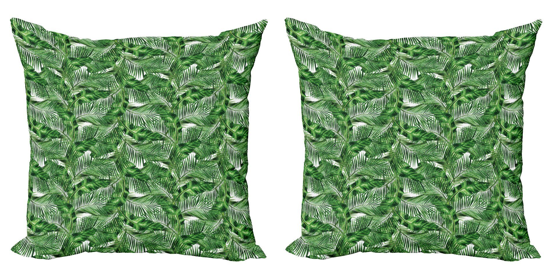 äußern Kissenbezüge Modern Accent Doppelseitiger Digitaldruck, Stück), Pattern Tropic (2 Abakuhaus Pflanzen Zen