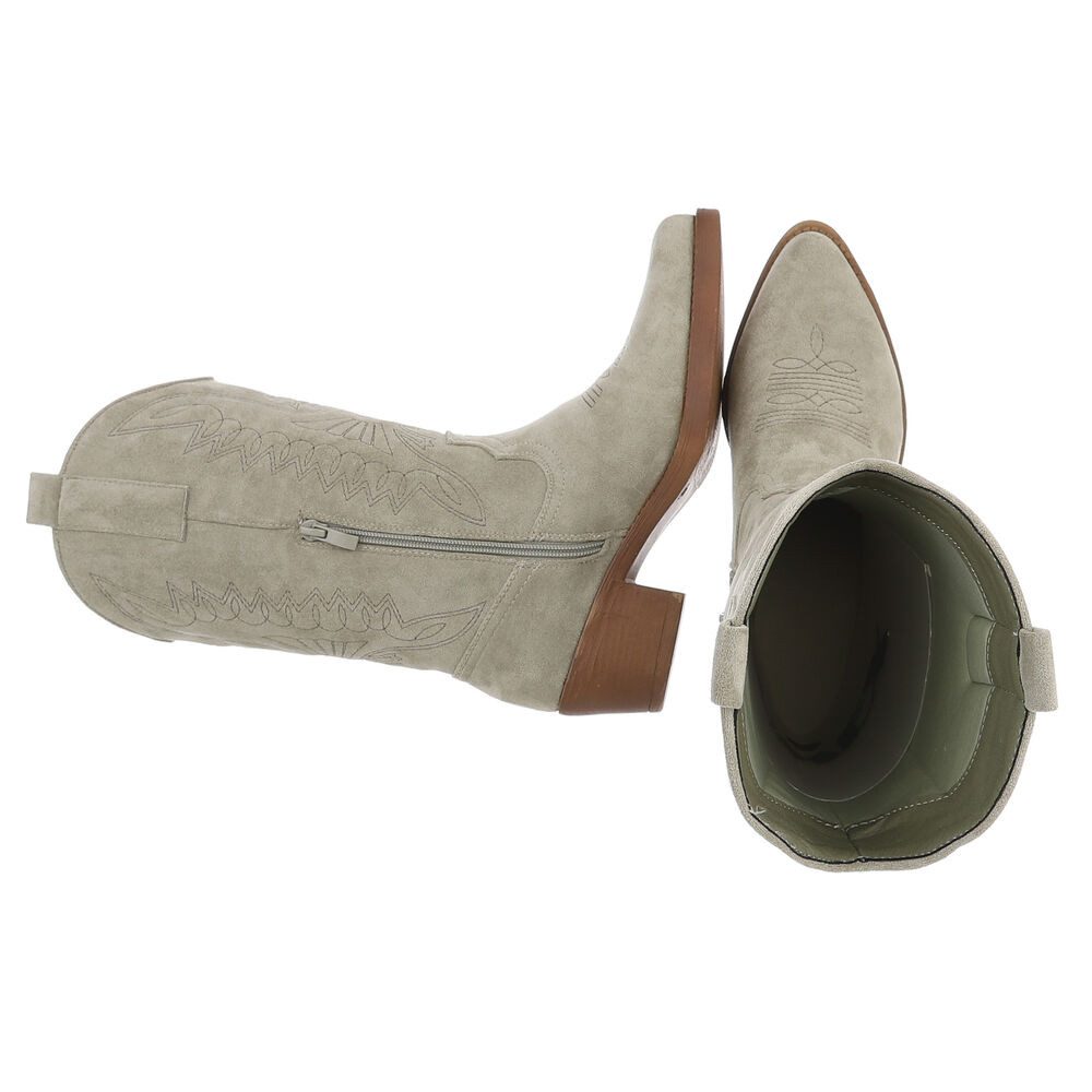 Ital-Design Stylische Damen-Stiefel mit Kunstvollen Details für Herbst West günstig online kaufen