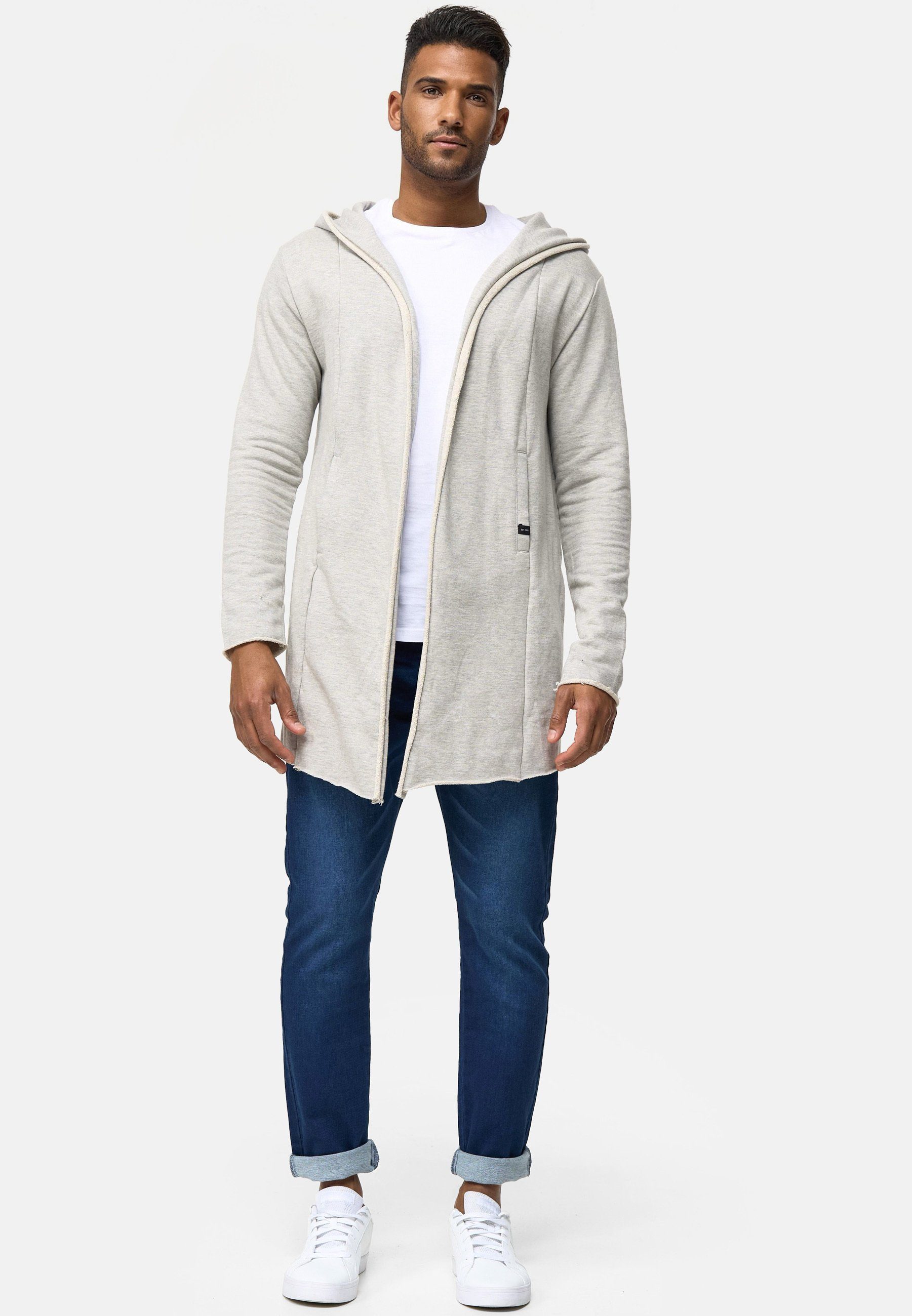 Indicode Kapuzensweatjacke Herren Brekstad Hoodie Sweatjacke Herrenjacke