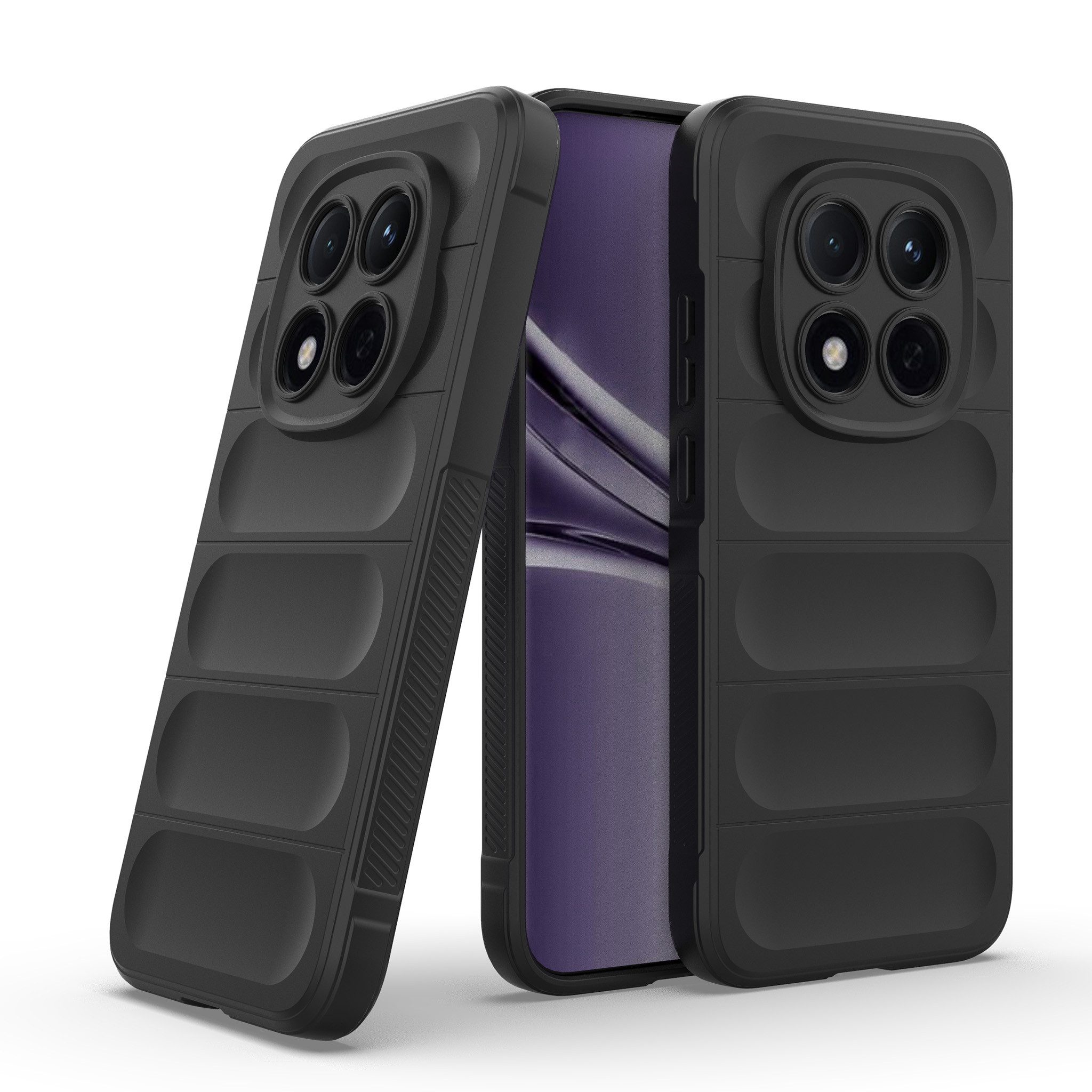 Tec-Expert Handyhülle Handyhülle Cover Case für Xiaomi Redmi Note 15 Pro 5G 6.83 Zoll, 6.83, Smartphone Hülle Bumper Griffzonen mit Mikrofaser Inlay