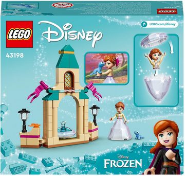 LEGO® Konstruktionsspielsteine Annas Schlosshof (43198), LEGO® Disney, (74 St)