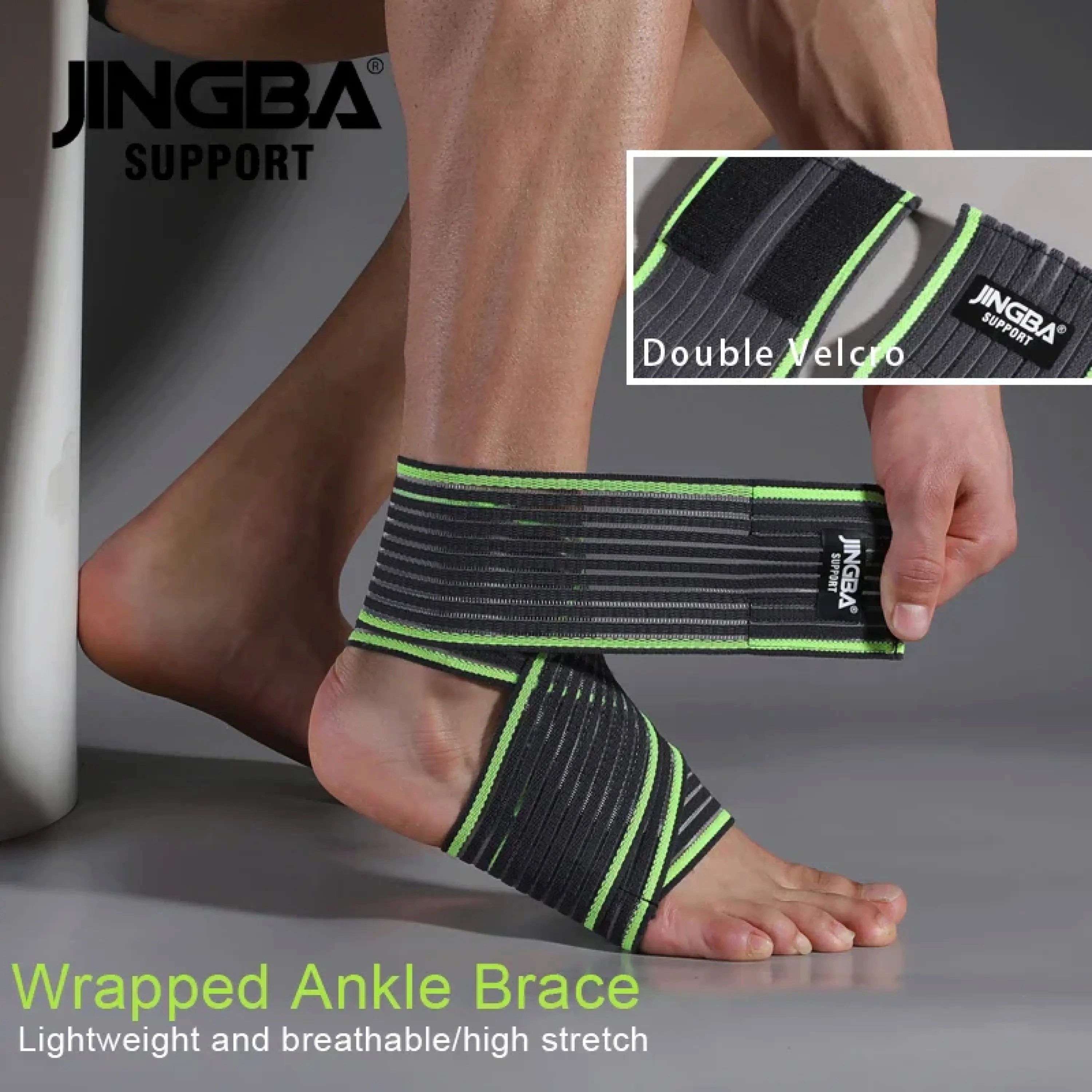 Sport-Knight® Fußgelenkbandage Elastische Knöchelbandage zum Wickeln, Sprunggelenkbandage in 2 Farben