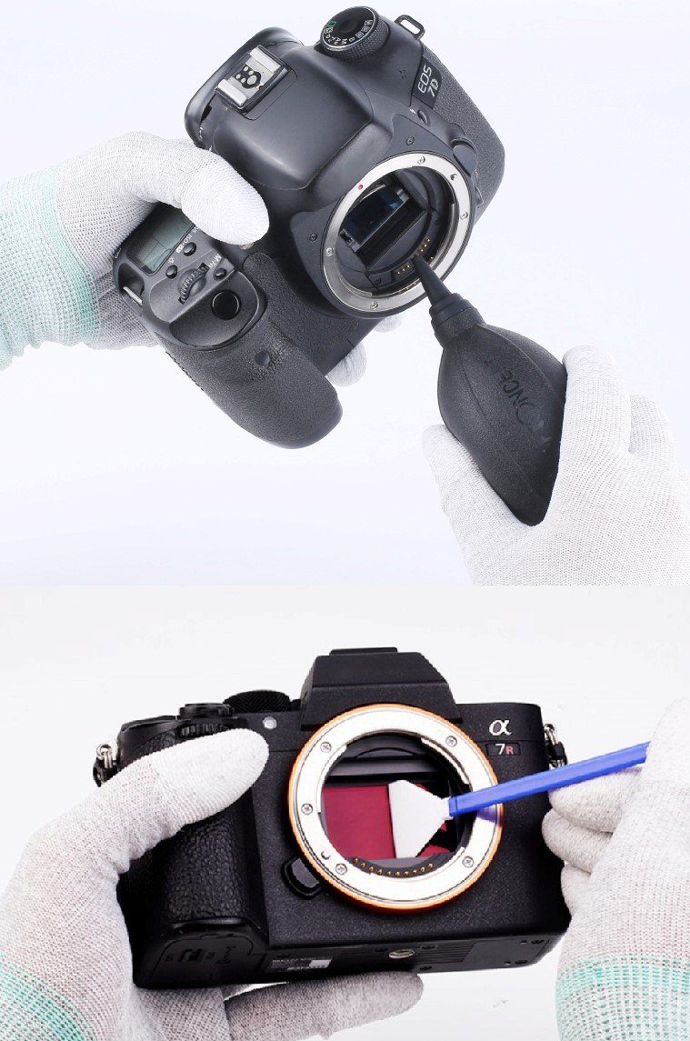 Kamerazubehör-Set Stück 24mm Minadax Reinigung Vollformat Swabs 20 Staubfrei KF Sensor Minadax