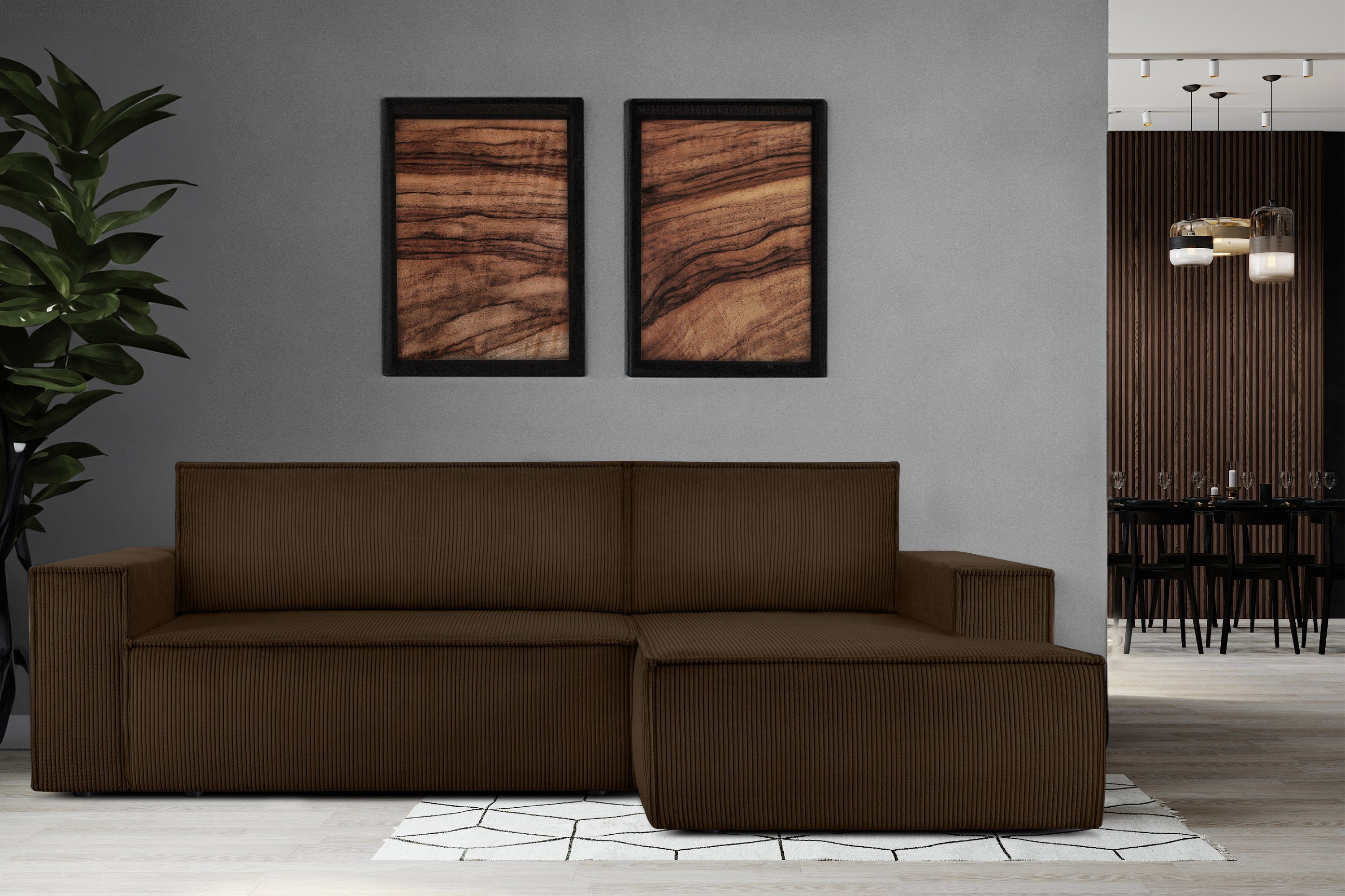 KONSIMO® Ecksofa NAPI Ecksofa rechts, hergestellt günstig online kaufen