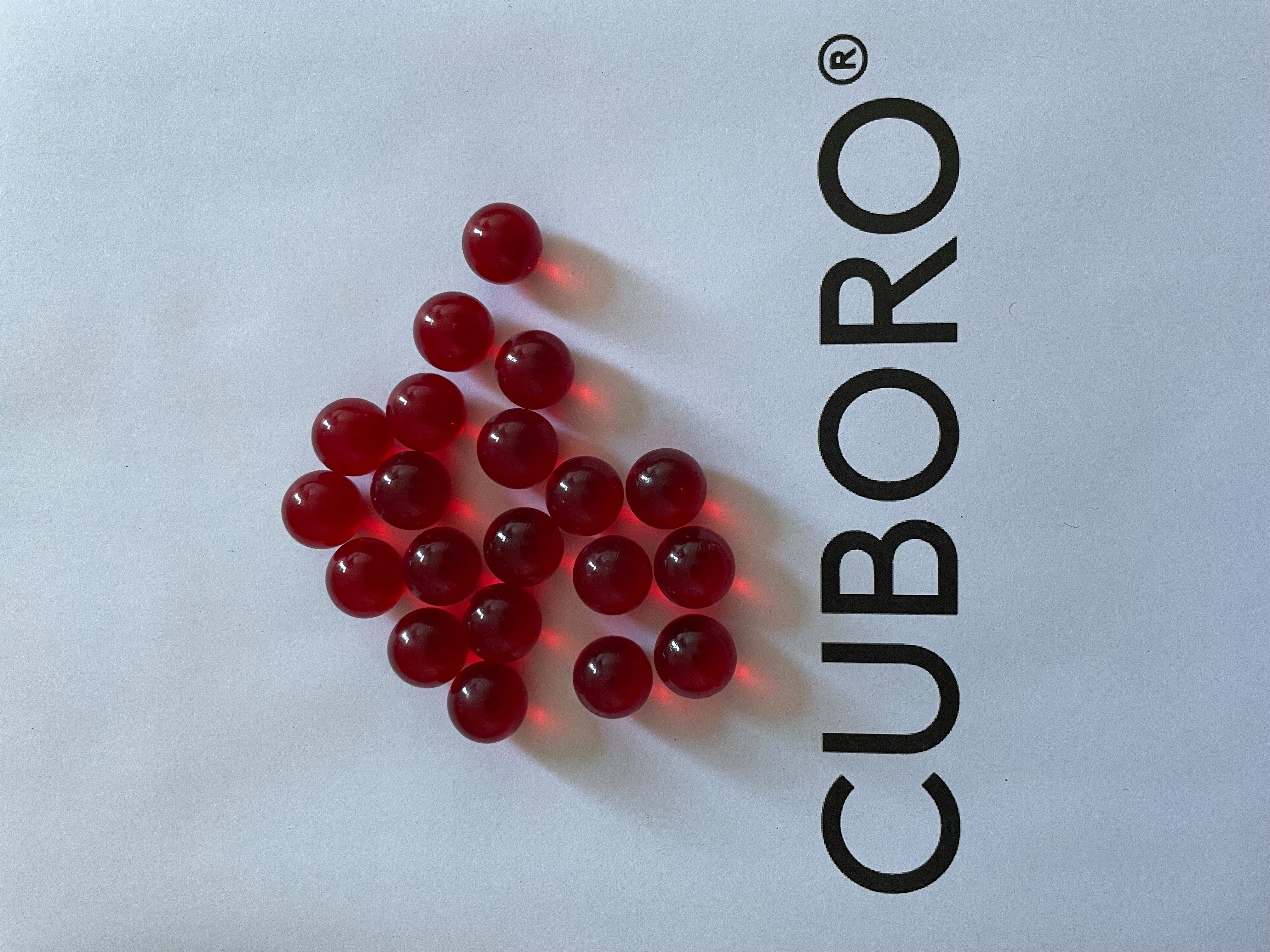 Cuboro Kugelbahn-Bausatz Kugeln, Marbles, Murmeln aus Glas, Ø 15 mm, 20 Stück im Polybeutel