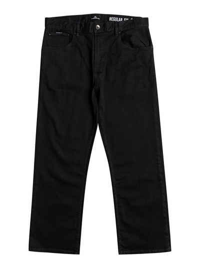 Quiksilver Regular-fit-Jeans Aqua Cult Ankle Washed Black