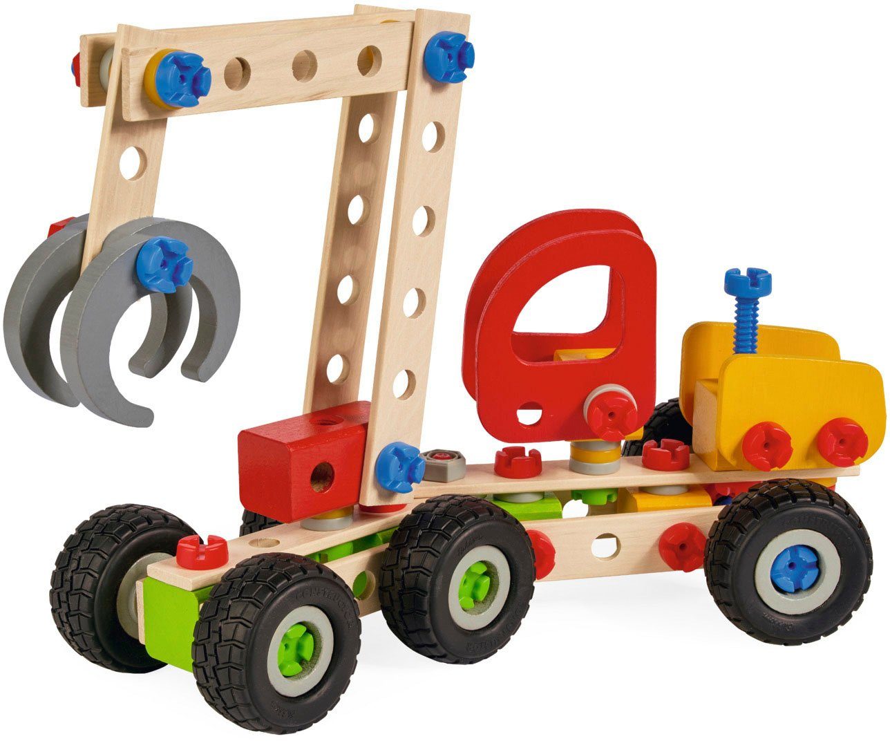 Eichhorn Constructor, Harvester Konstruktionsspielsteine, (140 St), Made in Germany, FSC® - schützt Wald