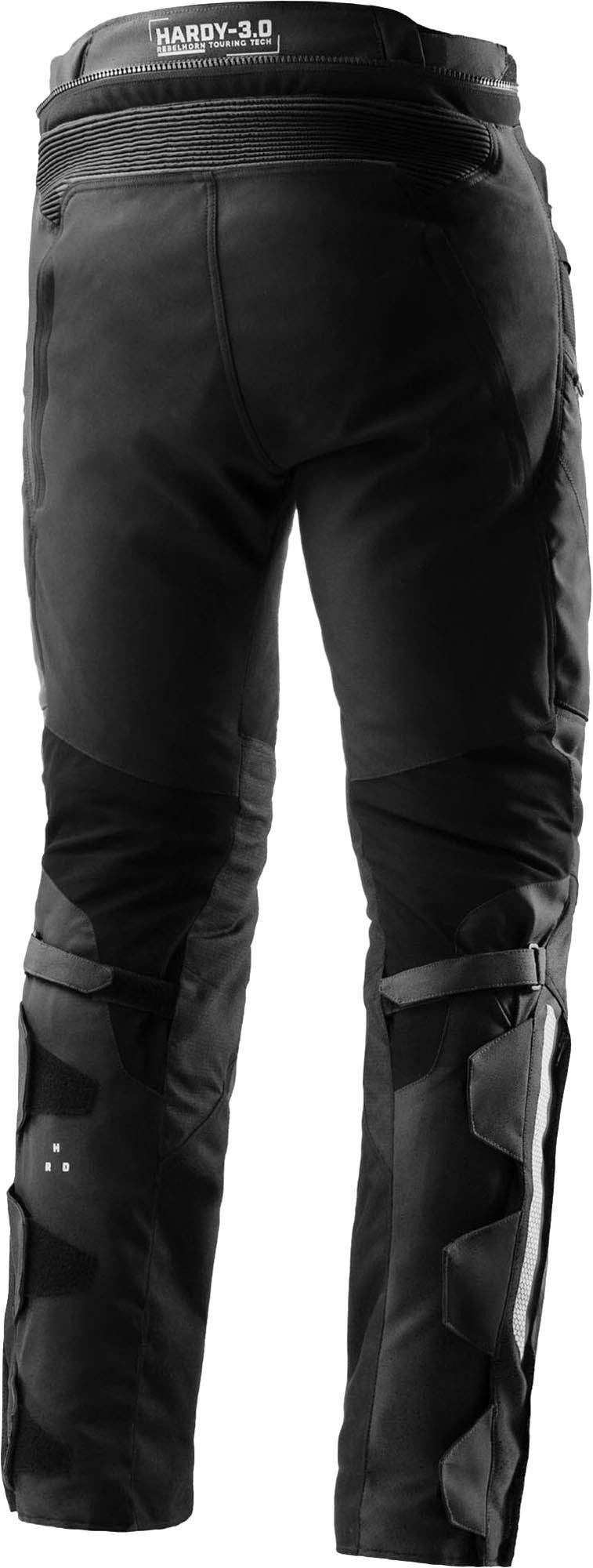 Rebelhorn Motorradhose Hardy 3.0 wasserdichte Motorrad Textilhose Verbindungsreißverschluss,Hüftprotektoren enthalten,Knieprotektor