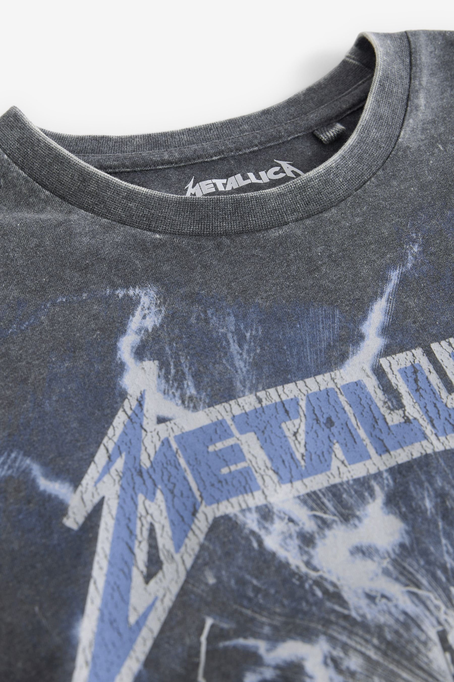 Charcoal Metallica (1-tlg) License Tour T-Shirt Grey Next T-Shirt