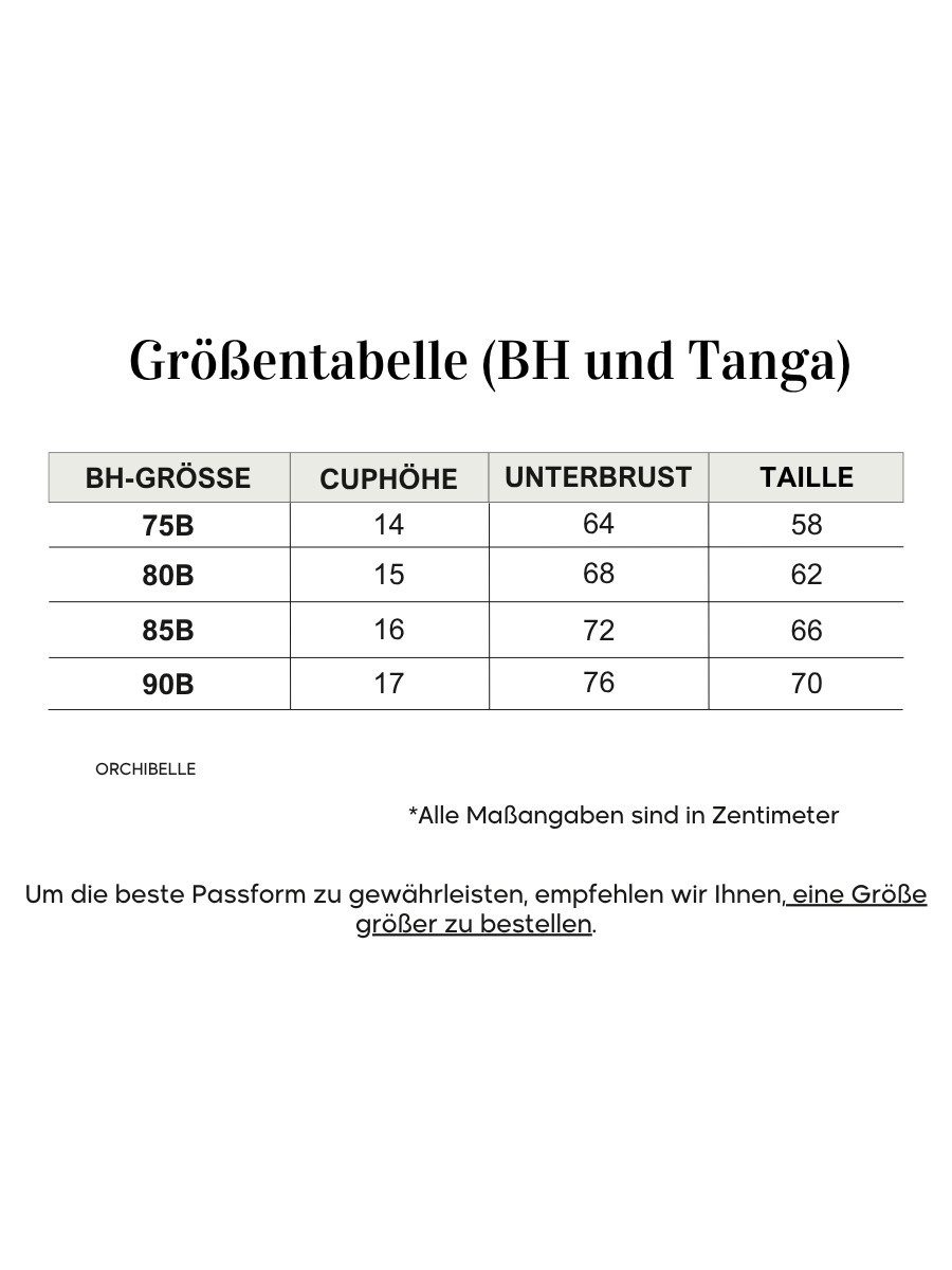 Elegant Love Set: Bügel-BH Sexy Dessous-Set für Damen – Luxuriöser BH & String aus zarter Spitze (Set, 2-tlg., mit Slip) Feminines Lingerie-Set für besondere Anlässe – Sinnliche Reizwäsche