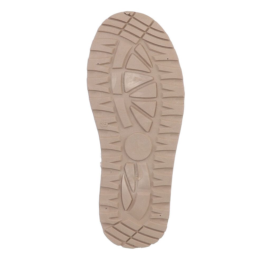 Ital-Design Kinder Snowboots Freizeit Stiefelette (87124569) Flach Stiefeletten in Hellbraun