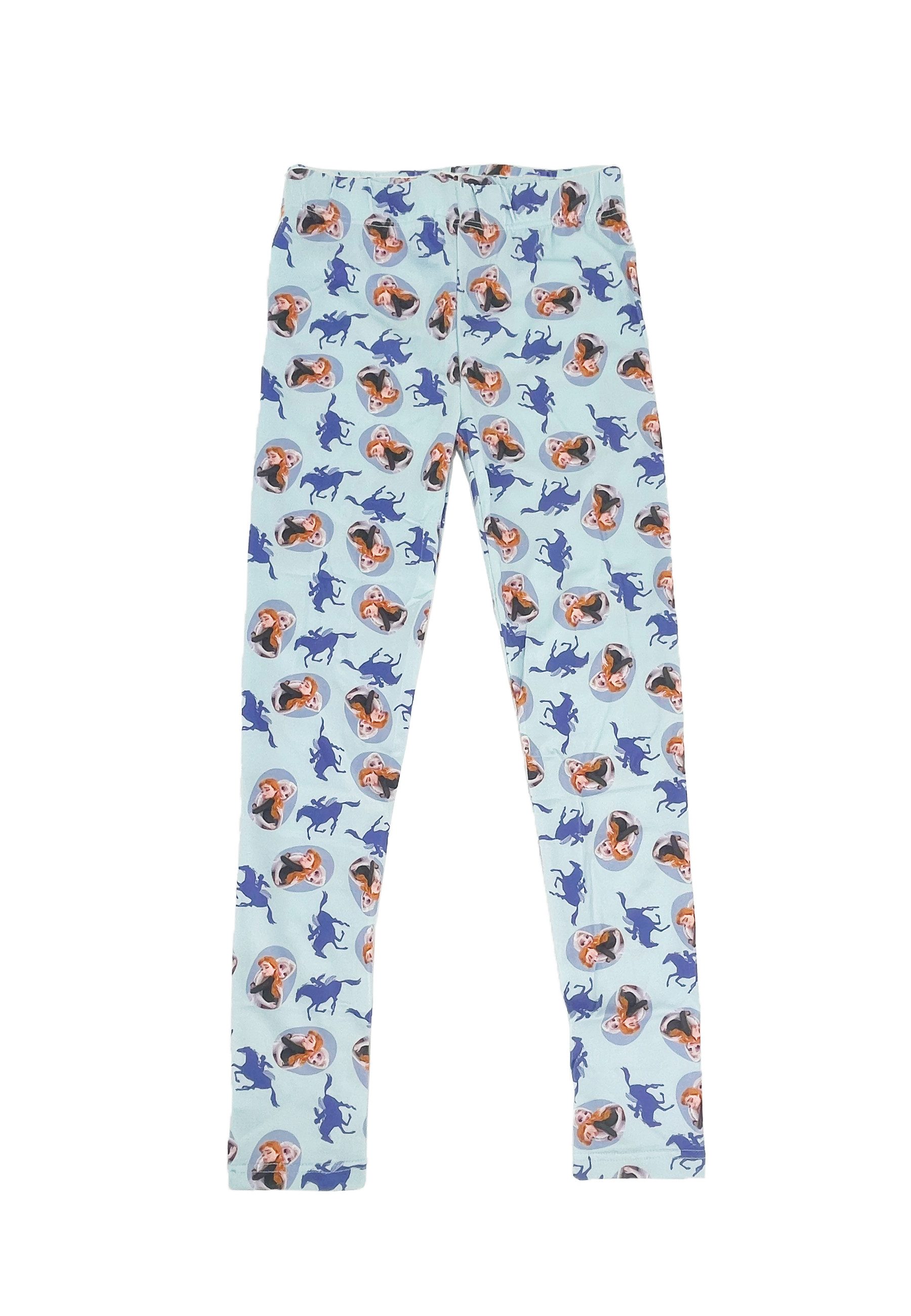 Disney Frozen Leggings Mädchen Leggings mit Anna & Elsa Motiv von Disney