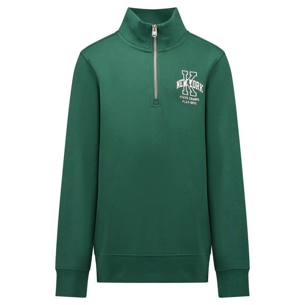 CARS JEANS Sweatshirt Kids YEZKI Half Zip Green