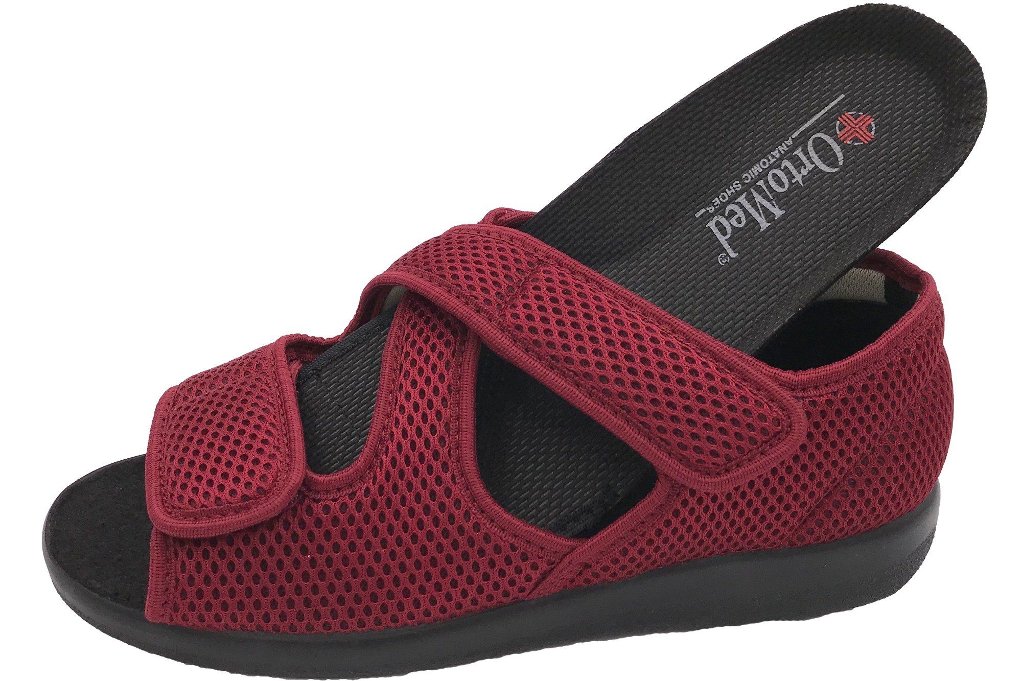PADERO Ortomed Klettsandale Verbandschuhe Hausschuh Orthopädischer Rehabilitationsschuh