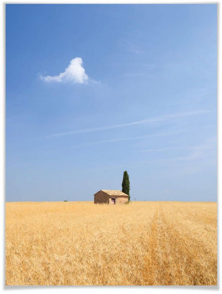 Wall-Art Poster Toskana, Landschaften (1 St), Poster ohne Bilderrahmen