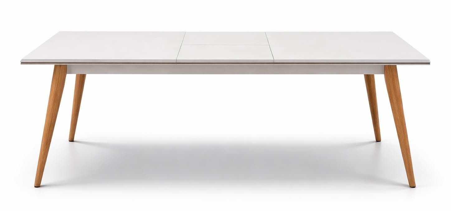 JVmoebel Esstisch Weißer Esstisch aus Holz Küchentisch Designertisch Esszimmermöbel (1-St), Made in Europa