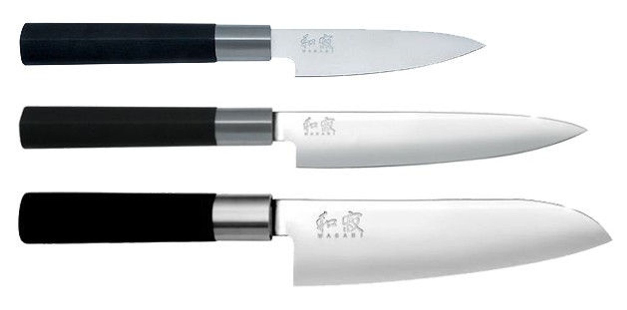 KAI Kochmesser KAI Wasabi black Wasabi Black Set 6710P, 6715U, 6716S