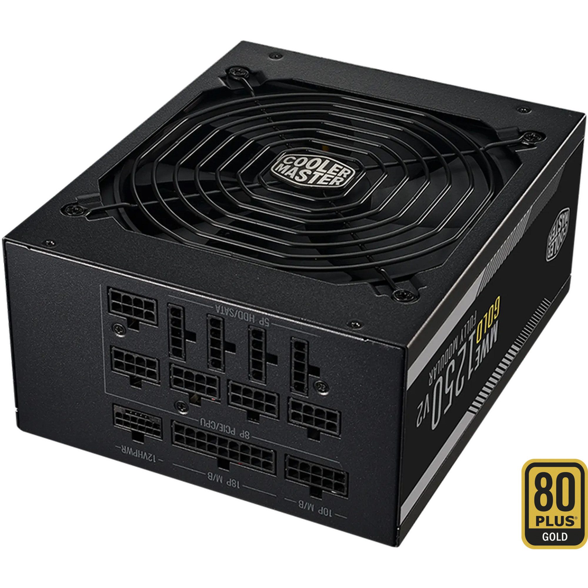 Cooler Master MWE 1250 V2 Black, PC-Netzteil, (1x PC-Netzteil