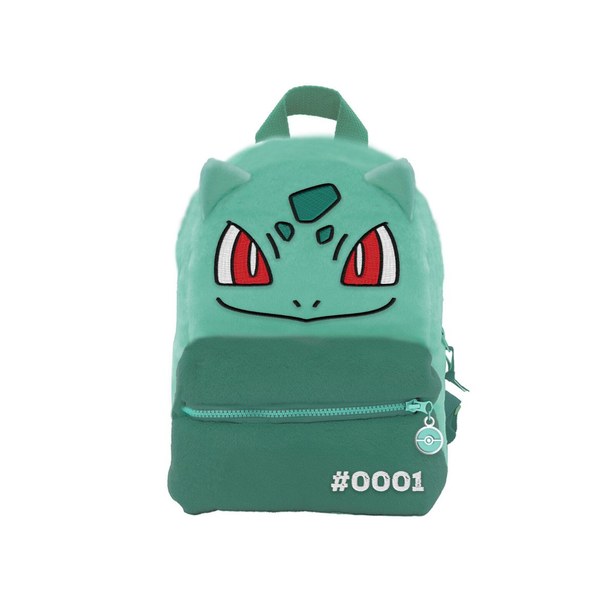 POKÉMON Kinderrucksack Bulbasaur Kinder Rucksack Plüschrucksack Kuscheltier Tasche für Schule (Packung)