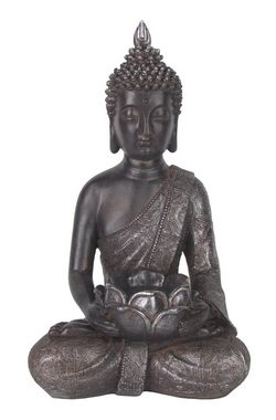 Mel-O-Design Dekofigur Dekorative Buddha Skulptur, zwei verschiedene Motive zur Auswahl