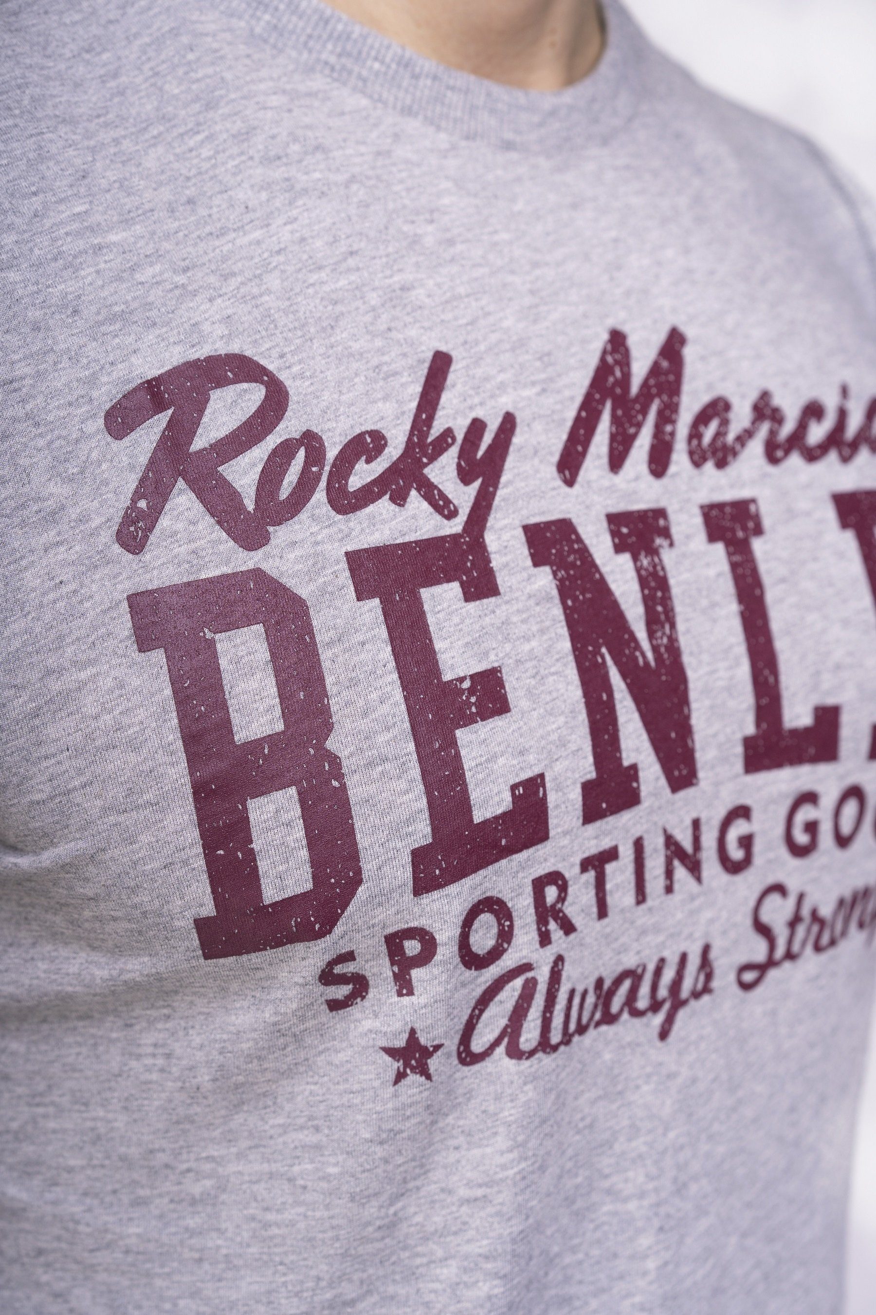 Grey Marl Rocky LASTARZA T-Shirt Benlee Marciano