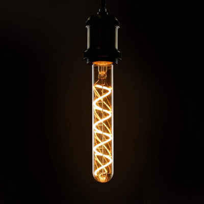 ZMH LED-Leuchtmittel Edison Glühbirne Röhrenlampe E27 4W Vintage Warmweiß, E27, 3000k