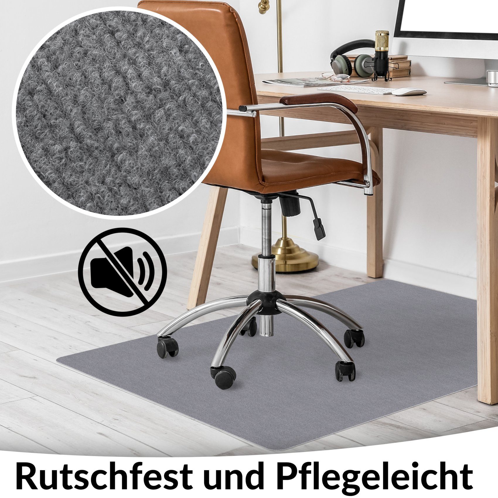 ANRO Bodenschutzmatte NEMESIS Bürostuhl Matte Teppich für Hartboden, Bodens günstig online kaufen
