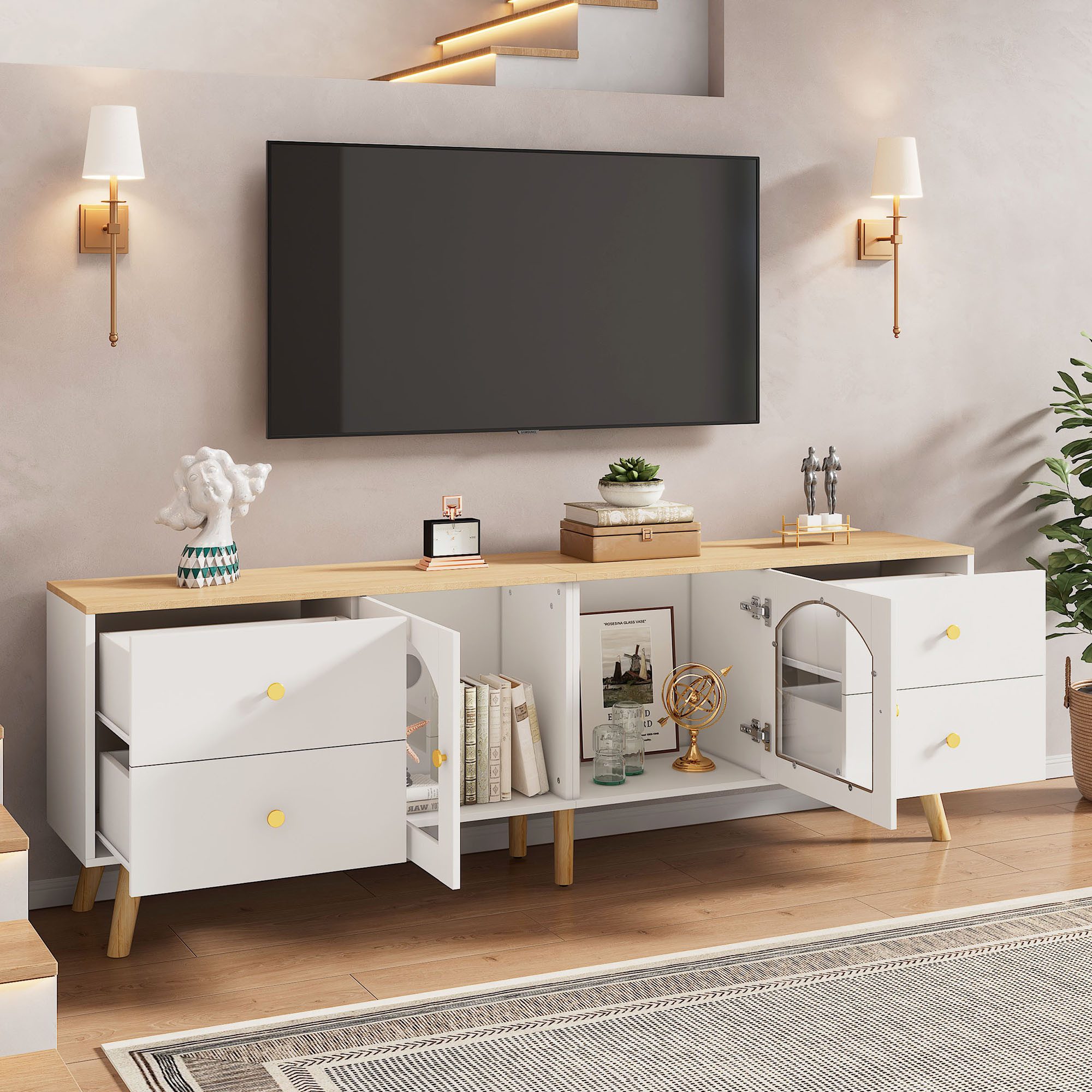 HAUSS SPOLE Wohnzimmer-Set Wohnzimmergarnitur mit 1 günstig online kaufen