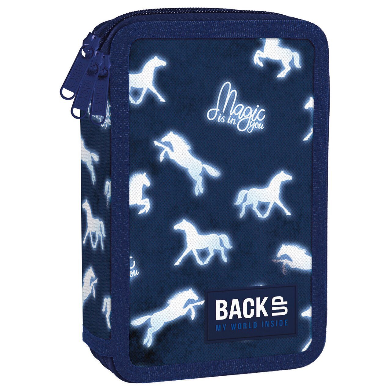 DERFORM Federtasche Pferde 3 Fach Federmappe günstig online kaufen