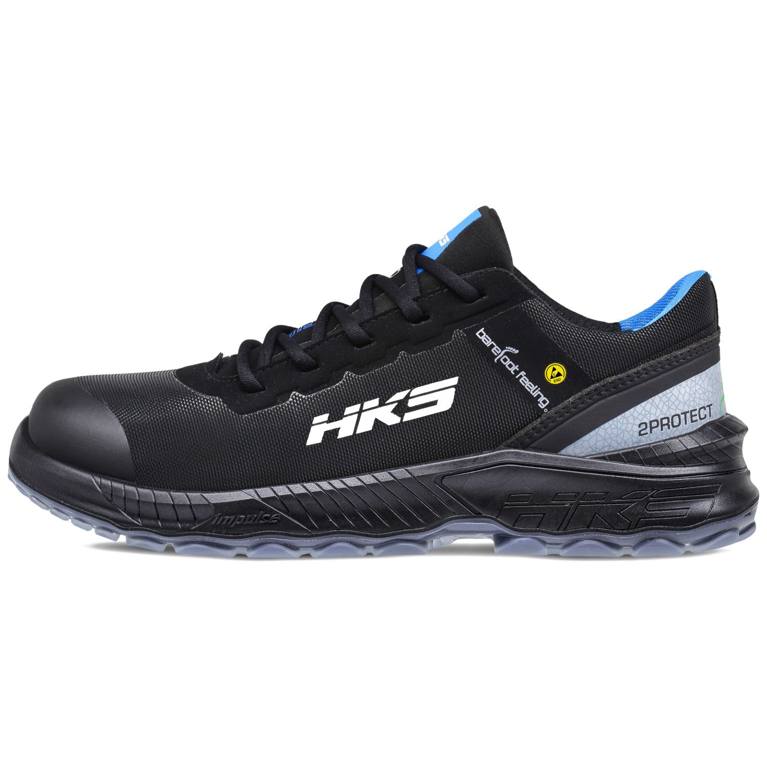 HKS Barfuß Sicherheitshalbschuhe S3 "BFS 40" Sicherheitsschuh