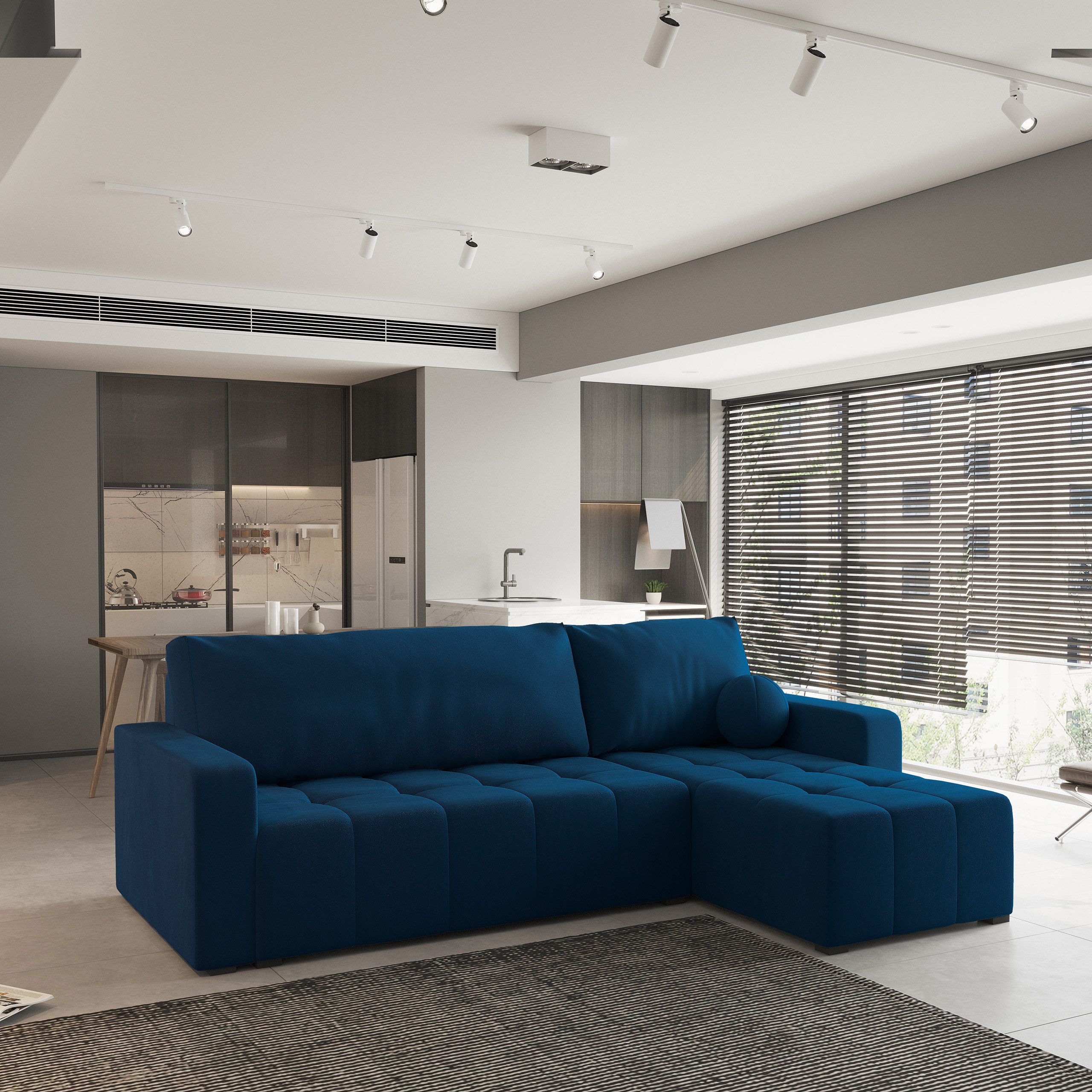 Masseno Ecksofa VOLIRA mit Schlaffunktion L-Form, Sofa mit Bettkasten günstig online kaufen